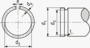 BN 825 Pojistné kroužky pro hřídele z kruhového drátu