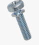 BN 1720 Phillips pan head assembled (SEMs) screws form H, with captive spring lock washer DIN 127 B