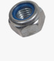 BN 161 Prevailing torque type hex lock nuts thin type, with polyamide insert