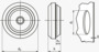 BN 22273 JACOB® G500-1xxx-zz Těsnicí průchodky pro metrické průchozí otvory, s průraznou membránou