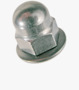 BN 20190 Hex domed cap nuts with captive conical spring washer