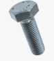 BN 40072 Hex head screws fully threaded, with metric fine thread