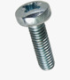 BN 3334 Pozi pan head machine screws form Z