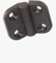 BN 3042 FASTEKS® FAL Hinges with pass-through holes for countersunk head screws, hang-out possibility right