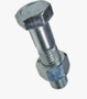 BN 3542 Hex head bolts with hex nuts partially threaded