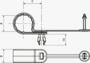 BN 20285 Panduit® Pan-Clamp™ Kraftige kabelholdere med fast diameter