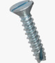 BN 1015 Slotted flat countersunk head thread cutting screws with tapping screw thread type 1