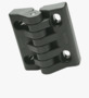 BN 13562 ELESA® CFA-SL-V Hinges with pass-through slotted holes for vertical adjustments