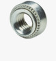 BN 20664 PEM® SL Self-clinching lock nuts for metallic materials