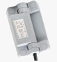 BN 13525 ELESA® CFSW-F-C Charnières avec interrupteur de sécurité intégré câble de 2 ou 5 m, connecteur mâle à 8 pôles, sortie axiale supérieure