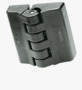 BN 13544 ELESA® CFA-F-B Hinges with detent position at 90° with brass boss nickel plated and tapped blind holes