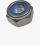 BN 1722 Prevailing torque type hex lock nuts thin type, with polyamide insert
