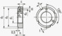 BN 38353 FASTEKS® PRECISKO AS High-precision locknuts with axial set screw, ground version