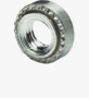 BN 20724 PEM® SMPS Miniatur self-clinching nuts for metallic materials