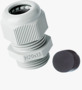 BN 22078 JACOB® PERFECT Cable glands with metric thread and sealing insert without bore hole