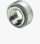 BN 20520 PEM® SP Self-clinching nuts for stainless steel and metallic materials