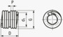 BN 37980 KATO® 2TL 無導舌鋼絲螺紋護套 與帶有自鎖的多邊形線圈