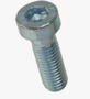 BN 20737 Hex socket head cap screws with low head and pilot recess, partially / fully threaded