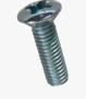 BN 14068 Pozi oval countersunk head machine screws form Z