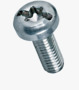 BN 20228 Hexalobular (6 Lobe) socket pan head screws with uncontinuous slot fully threaded