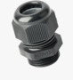 BN 22068 JACOB® PERFECT Cable glands with metric screw, sealing range and dome nut identical Pg-series standard