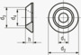 BN 4879 修整墊圈 適用90°平頭螺絲
