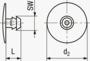 BN 20905 Toproc® 盒裝扁圓頭扣蓋 用於內六角穴螺絲