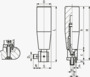 BN 3026 FASTEKS® FAL Poignées cylindriques rabattables tournantes avec taraudage
