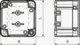BN 22870 SPELSBERG® TK-Serie Tomt kabinet TK PC, transparent