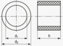 BN 22117 JACOB® Těsnicí kroužky pro<SR>kabelové průchodky pro řadu PERFECT s metrickým závitem