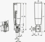 BN 3029 FASTEKS® FAL Poignées cylindriques rabattables tournantes avec taraudage