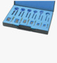BN 37705 FILTEC®+ Sortimentskasten mit Drahtgewindeeinsätze mit Mitnehmerzapfen mit frei durchlaufendem Gewinde