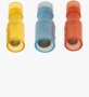 BN 22528 Female bullet terminals, fully insulated with PA-insulation