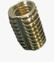 BN 1205 Ensat® 3F 305 Thread-forming inserts with longitudinal grooves, for thermoplastics