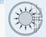 BN 325 Svěrné kroužky lehká řada, se šroubem s válcovou hlavou s vnitřním šestihranem