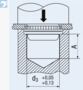 BN 20643 PEM® AS Lisovací matice pohyblivé, pro kovové materiály