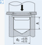 BN 11147 PEM® A4 Lisovací matice pohyblivé, pro kovové materiály
