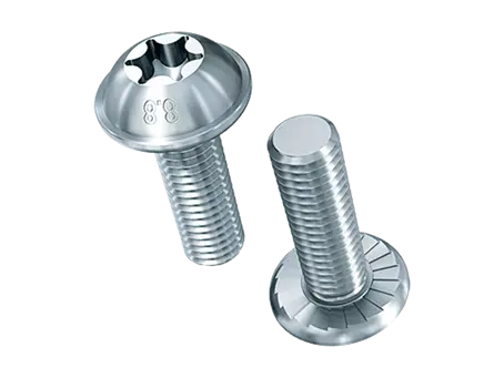 Produktbild von ecosyn® grip SF - Linsenkopf Sperrzahnschrauben mit Flansch mit Innensechsrund, ohne Schaft