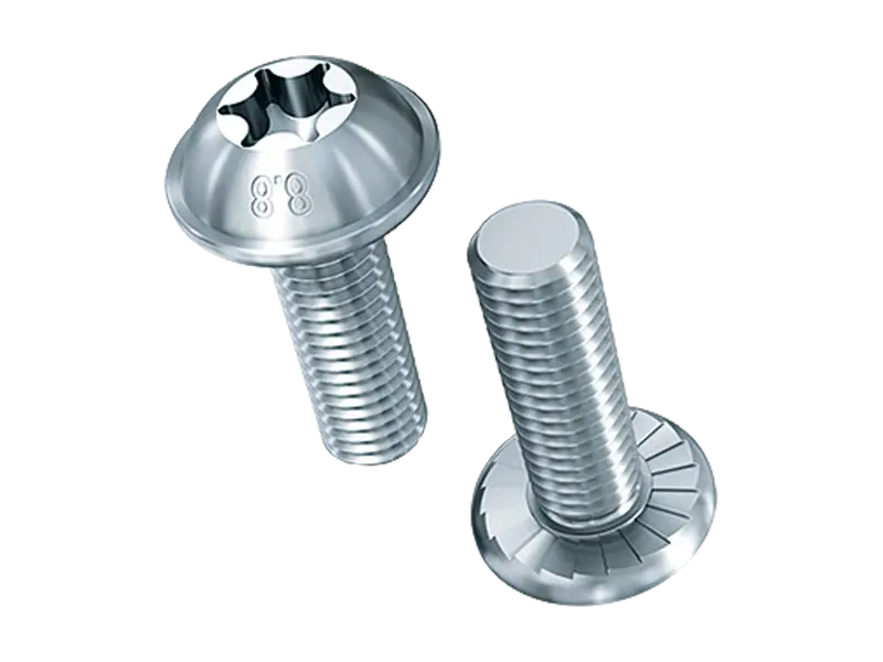 Produktbild von ecosyn® grip SF - Linsenkopf Sperrzahnschrauben mit Flansch mit Innensechsrund, ohne Schaft