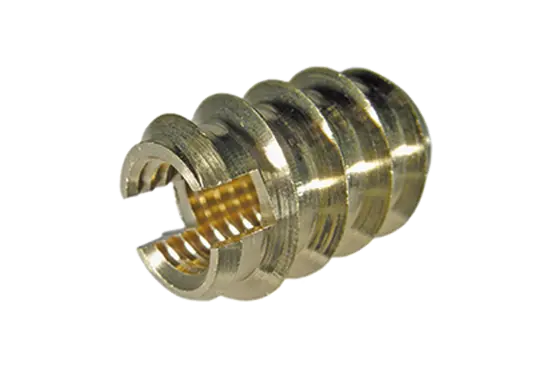 BN 242 | Self-cutting thread inserts with cutting slot, for wood, soft plastics and composite materials