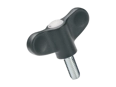 Produktbild von ELESA® Ergostyle EWN.p - Flügelschrauben mit Gewindebolzen Stahl verzinkt