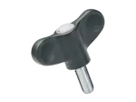 Produktbild av ELESA® Ergostyle EWN.p - Wing screws with threaded stud, steel zinc plated
