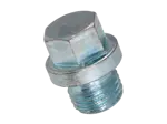 Imagen del producto de Tapones roscados de cabeza hexagonal con collar rosca métrica fina sin junta de estanqueidad