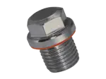 Imagen del producto de Tapones roscados de cabeza hexagonal con collar rosca gas con junta de estanqueidad