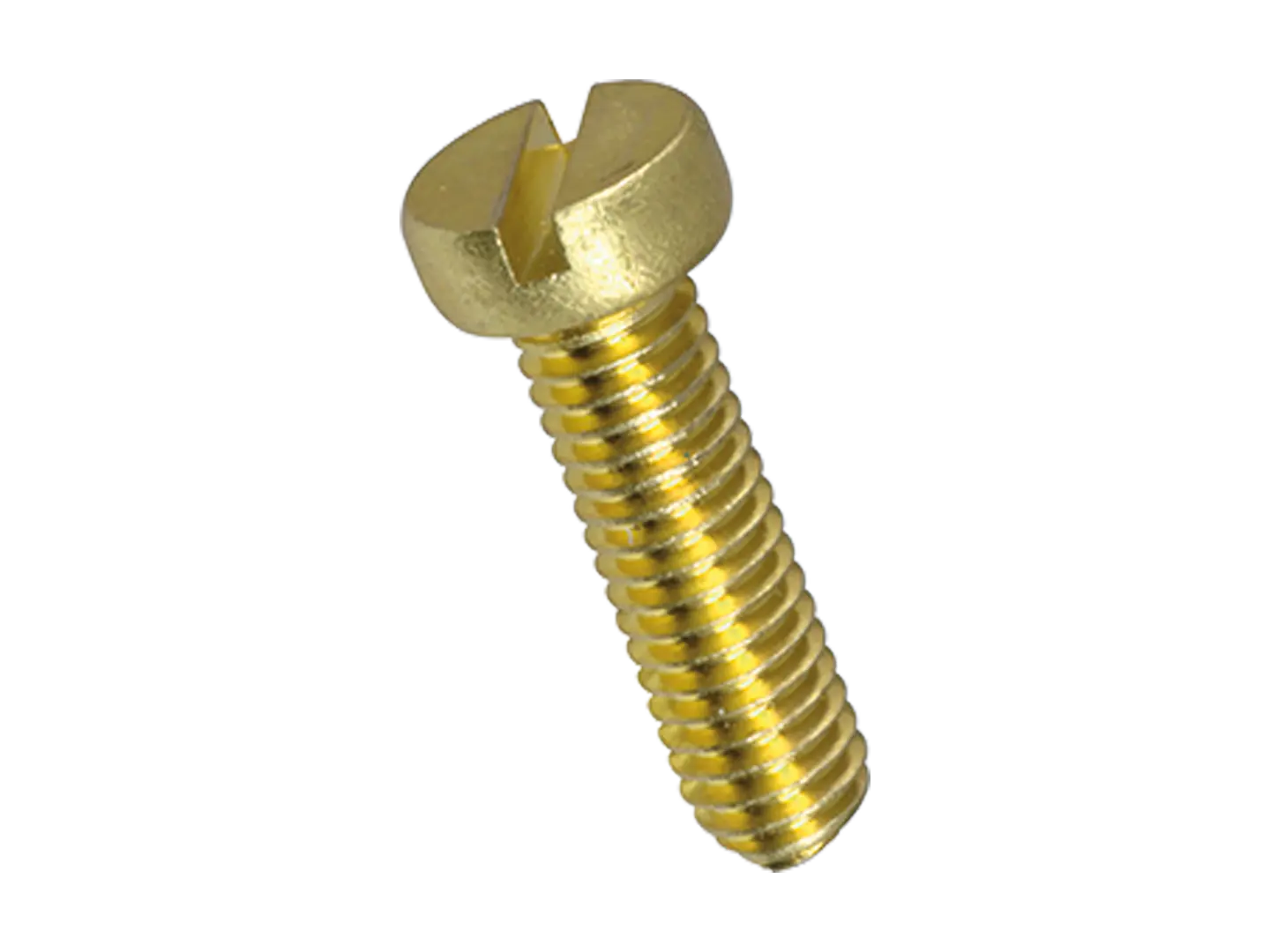 thumbnail image 2 of #2-56 X 1/4” Pan Head Slotted Solid Brass Machine Screws – Select Quantity, Inch Threads 2 of 5