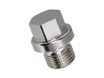 Imagen del producto de Tapones roscados de cabeza hexagonal con collar y rosca gas