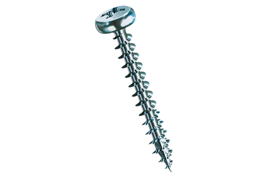 BN 615 | Pozi pan head chipboard screws form Z, fully threaded with 4CUT point