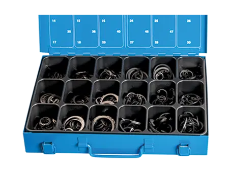 Product image of Assortment of retaining rings in steel box