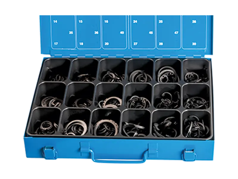 Product image of Assortment of retaining rings in steel box