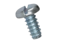 Image du produit de Vis à tôle à tête cylindrique à fente et à bout plat forme F